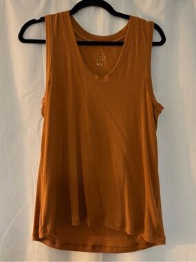 a new day Rust Colored Scoop Neck Tank Top - NWOT